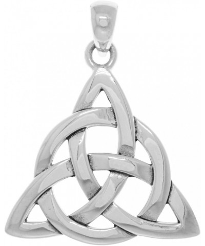 Sterling Silver Celtic Triquetra Circle of Life Pendant $24.19 Necklaces