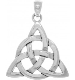 Sterling Silver Celtic Triquetra Circle of Life Pendant $24.19 Necklaces