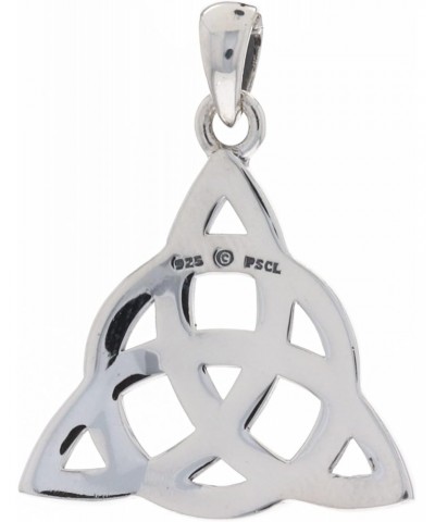 Sterling Silver Celtic Triquetra Circle of Life Pendant $24.19 Necklaces