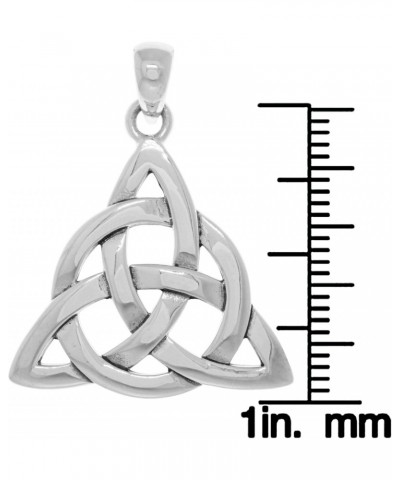 Sterling Silver Celtic Triquetra Circle of Life Pendant $24.19 Necklaces