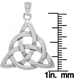 Sterling Silver Celtic Triquetra Circle of Life Pendant $24.19 Necklaces