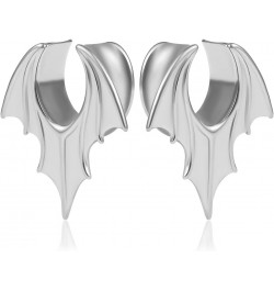 2PCS Ear Gauges Cool Wings Saddle Ear Plugs Body Piercing Tunnels Stainless Steel Hypoallergenic Earrings Plugs for Ears Expa...