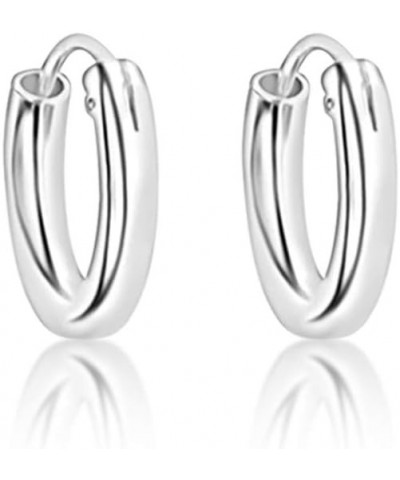 925 Sterling Silver TINY/SMALL/MEDIUM/LARGE Endless Hoops/Sleepers Earrings - Thickness 2 mm - Outer Diameter: 10, 12, 14, 16...