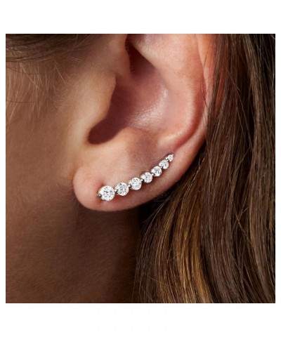 1.00 ct. t.w. Diamond Ear Climbers in 14kt White Gold $361.21 Earrings