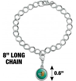 Scooby-Doo Ruh Roh Silver Plated Bracelet with Antiqued Charm Kelly Green $8.49 Bracelets