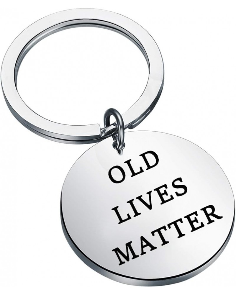 Funny birthday or retirement gifts for the elderly novel keychains for grandparents 50th 60th 70th 80th Birthday Gift Old Liv...