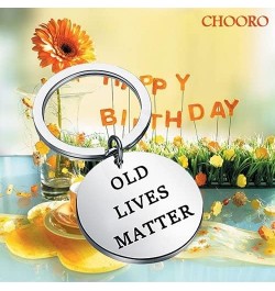 Funny birthday or retirement gifts for the elderly novel keychains for grandparents 50th 60th 70th 80th Birthday Gift Old Liv...