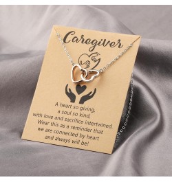 Caregiver Necklace Thank You Gift for Caregivers Caretakers Gifts Babysitter Nanny Daycare Nurse Caregiver Jewelry Gift Careg...