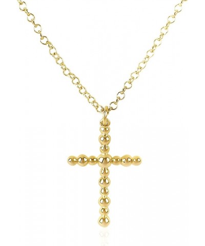 Cross Necklace for Women Girls, 14K Gold Plated Dainty Crucifix Necklace CZ Faith Gold Cross Pendant Necklaces, Diamond Cross...