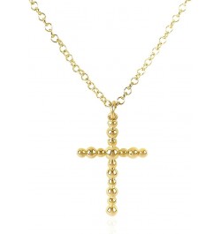 Cross Necklace for Women Girls, 14K Gold Plated Dainty Crucifix Necklace CZ Faith Gold Cross Pendant Necklaces, Diamond Cross...