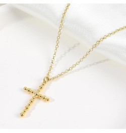 Cross Necklace for Women Girls, 14K Gold Plated Dainty Crucifix Necklace CZ Faith Gold Cross Pendant Necklaces, Diamond Cross...