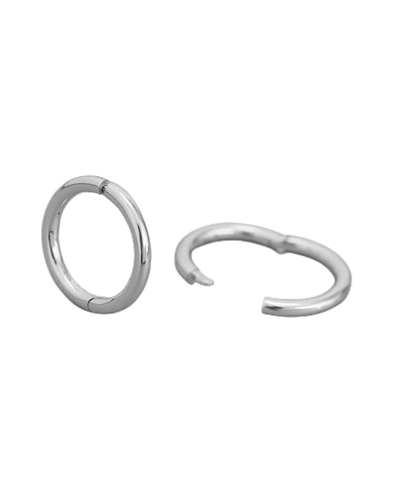 Minimalist Endless Small Hoop Earrings 925 Sterling Silver for Women Girls Hypoallergenic 14g Tiny Cartilage Huggie Hoops Hel...