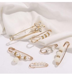 Waistband Pin Rhinestone 2/4/6/8PCS/Set Dress Shawl Clips Waist Fixed Buckle Lapel Pins Waist Tightening Pin Pearl Women Wais...