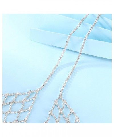 Sexy Body Chains Silver Rhinestone Bra Belly Chain Jewelry Bikini Beach Rave Party Body Accessory For Women Girls $14.72 Body...