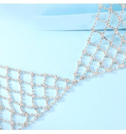 Sexy Body Chains Silver Rhinestone Bra Belly Chain Jewelry Bikini Beach Rave Party Body Accessory For Women Girls $14.72 Body...