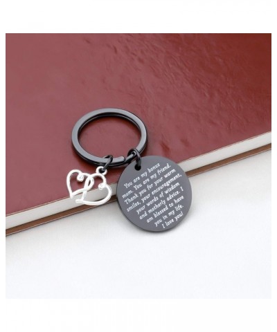 Step Mom Gift Mother's Day Gift for Mom Bonus Mom Stepmother Mother In Law Keychain Mom Black2 $9.45 Pendants