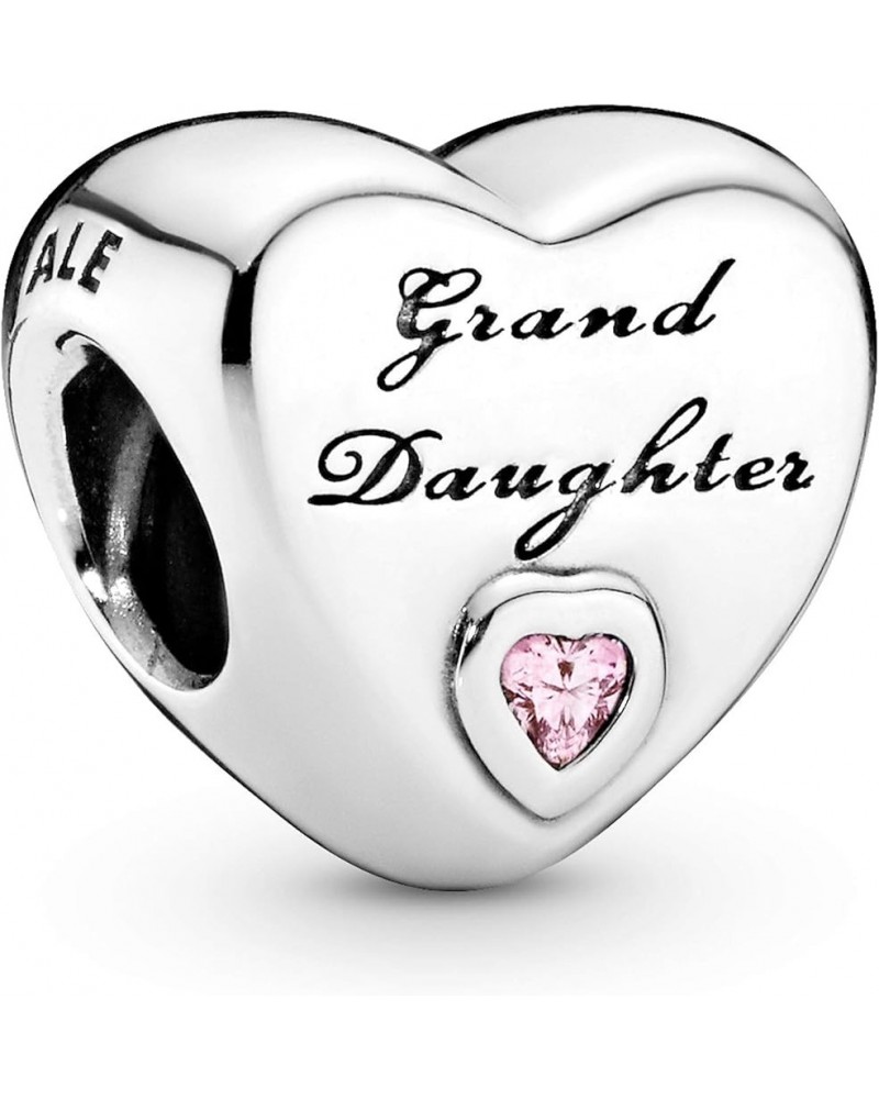 Jewelry Granddaughter's Love Cubic Zirconia Charm in Sterling Silver No Box $20.53 Bracelets