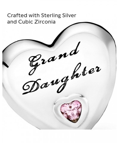 Jewelry Granddaughter's Love Cubic Zirconia Charm in Sterling Silver No Box $20.53 Bracelets