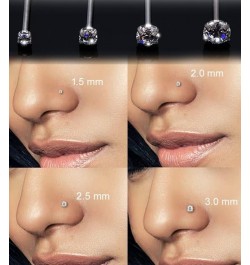 Nose Rings Studs L Nose Rings Screw Nose Rings Nose Bone Studs for Women 18g 20g 22g 14K Gold Plated 8pcs 22g Gold Screw Shap...