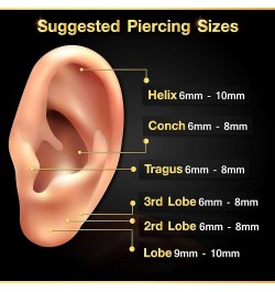 4PCS Labret Lip Rings Ball Vertical Labret Auricle Rim Forward Helix Earrings Monroe Piercing Jewelry Pick Size and Color C06...