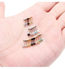 12-20PCS 20G Surgical Steel Labret Monroe Lip Ring Tragus Helix Earring Stud Piercing Jewelry 20PCS - 6mm $7.94 Body Jewelry