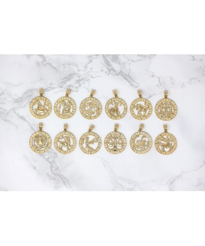 10k Yellow Gold Zodiac Pendant Necklace 16.0 Inches Aries $88.55 Necklaces