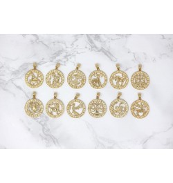 10k Yellow Gold Zodiac Pendant Necklace 16.0 Inches Aries $88.55 Necklaces