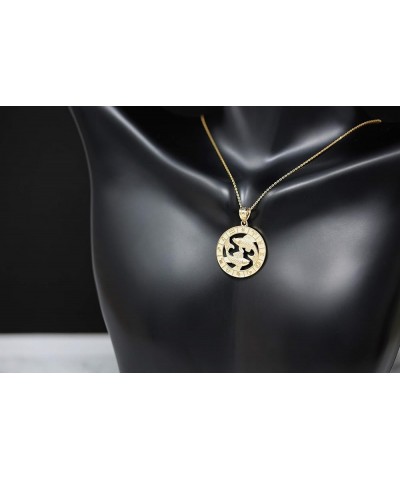 10k Yellow Gold Zodiac Pendant Necklace 16.0 Inches Aries $88.55 Necklaces