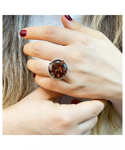 20mm Zultanite Color Change Stone Silver Women Ring, Huge Zultanite Ring, Turkish Diaspore Zultanite, 925K Gold $42.86 Rings