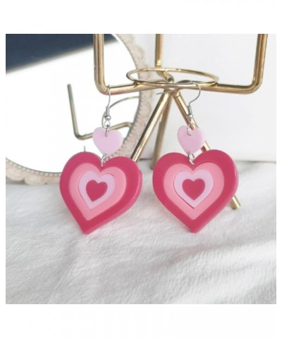 Valentines Day Earrings Heart Earrings Love Heart Envelope Earrings Cupid Earrings for Women Girls Valentines Day Gifts for H...