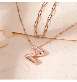 ??????? ????????? for Women Girl, Dainty Gold ??????? ?????? ?????? ????????, 14K Gold Plated Layered Necklaces Puffy Name Pe...