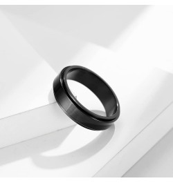 SSZYU Just Breathe Inspirational Jewelry Simple Ring Stainless Steel Band Ring for Teen Inspirational Spinner Ring High Polis...