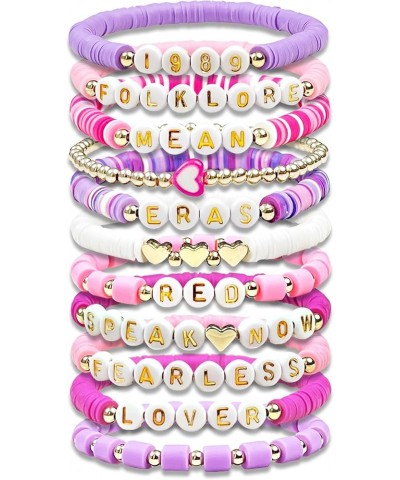 Inspired Friendship Bracelet Friendship Set for Swiftie Girls, Women Gifts, Vinyl Era Merch, Speak Now & Reputation Album Tou...