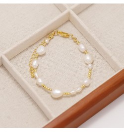 Handmade Freshwater Pearl 18K Gold Plated Brass Beaded Necklace - Holiday, Party, Summer Beach Choker Accessories Set $15.40 ...