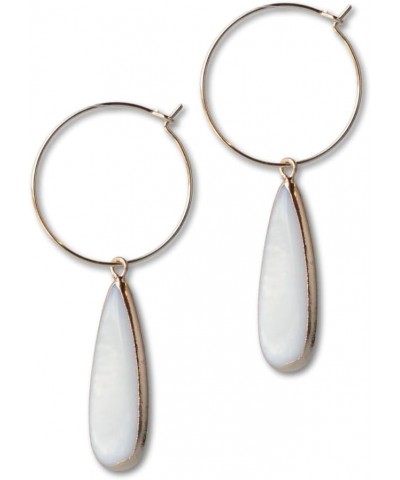 Intentions Natural Shell & Pearl Earrings Teardrop Mother-of-Pearl $17.98 Earrings