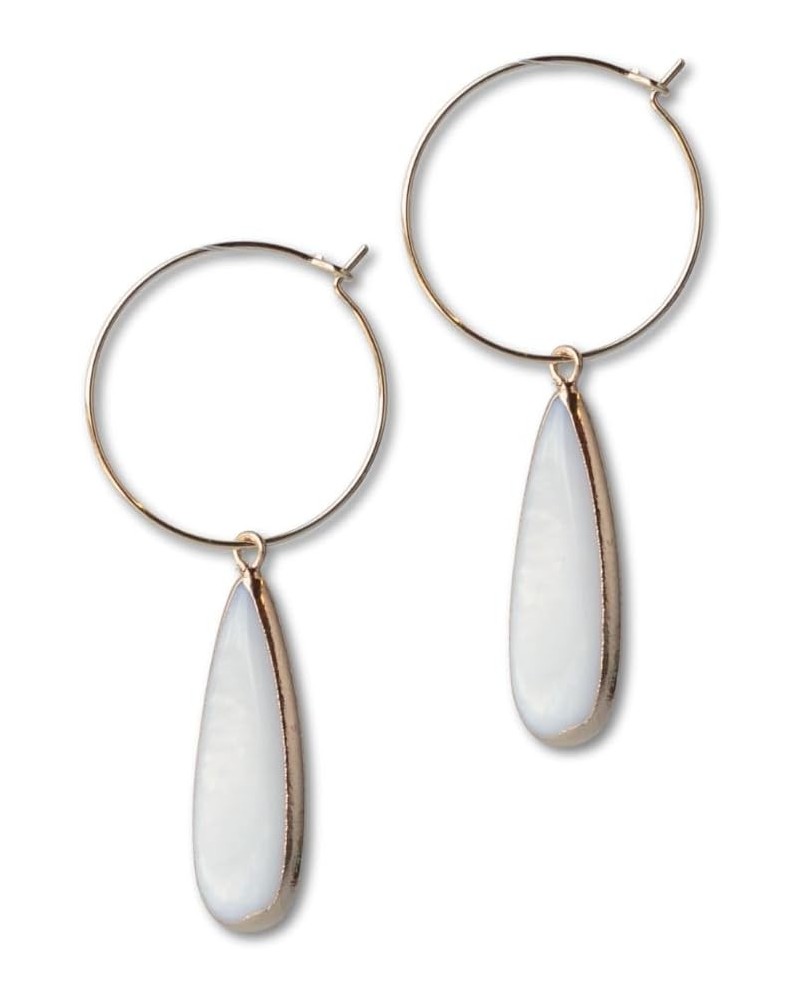 Intentions Natural Shell & Pearl Earrings Teardrop Mother-of-Pearl $17.98 Earrings