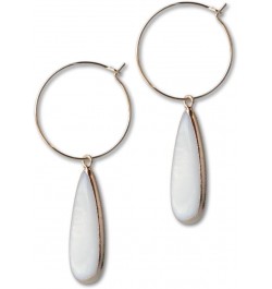 Intentions Natural Shell & Pearl Earrings Teardrop Mother-of-Pearl $17.98 Earrings