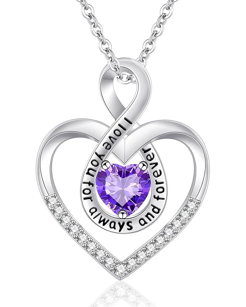 ?????????? ????????? for Women Forever Love Heart Pendant with Infinity Necklace ????? ??? ????? Mom Girlfriend Daughter Chri...