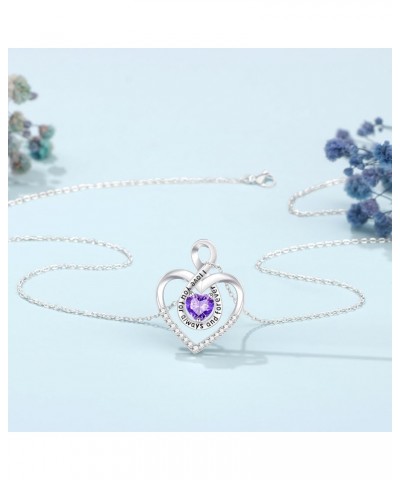 ?????????? ????????? for Women Forever Love Heart Pendant with Infinity Necklace ????? ??? ????? Mom Girlfriend Daughter Chri...