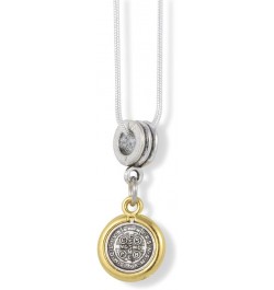 St Benedict Necklace | Medal San Benito Religious Jewelry Necklace for Women Silver Plated Chain Charm Gifts Catholic Necklac...