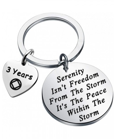 NA Recovery Gift 1 Year 18 Months 2 Years 3 Years NA Sobriety Anniversary Keychain NA Recovery Gift 3 Years $10.09 Pendants