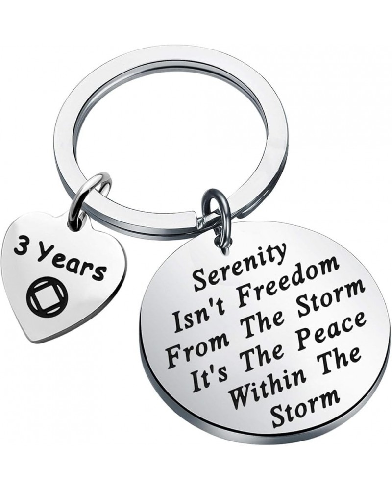 NA Recovery Gift 1 Year 18 Months 2 Years 3 Years NA Sobriety Anniversary Keychain NA Recovery Gift 3 Years $10.09 Pendants