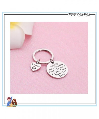 NA Recovery Gift 1 Year 18 Months 2 Years 3 Years NA Sobriety Anniversary Keychain NA Recovery Gift 3 Years $10.09 Pendants