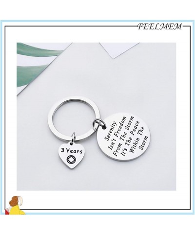 NA Recovery Gift 1 Year 18 Months 2 Years 3 Years NA Sobriety Anniversary Keychain NA Recovery Gift 3 Years $10.09 Pendants