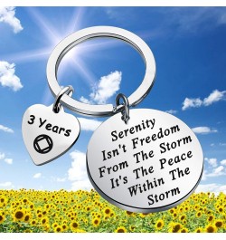 NA Recovery Gift 1 Year 18 Months 2 Years 3 Years NA Sobriety Anniversary Keychain NA Recovery Gift 3 Years $10.09 Pendants