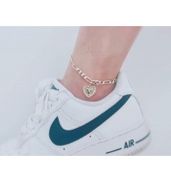 Gold Anklets for Women Gold Plated Initial Anklets Cuban Chain Link Ankle Bracelets Dainty Letter Anklet Personalized Name An...