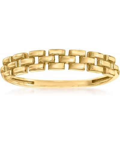 Canaria 10kt Yellow Gold Panther-Link Ring $39.90 Rings