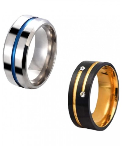 Stainless Steel Decorative Rings for Men and Women 7 Ring-03 $6.14 Others