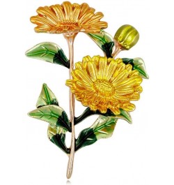 Crystal Cat Brooch Rhinstone Sunflower Pin Bee Brooch Gift for Girls Women 3 Pieces $7.42 Brooches & Pins