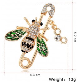 Crystal Cat Brooch Rhinstone Sunflower Pin Bee Brooch Gift for Girls Women 3 Pieces $7.42 Brooches & Pins